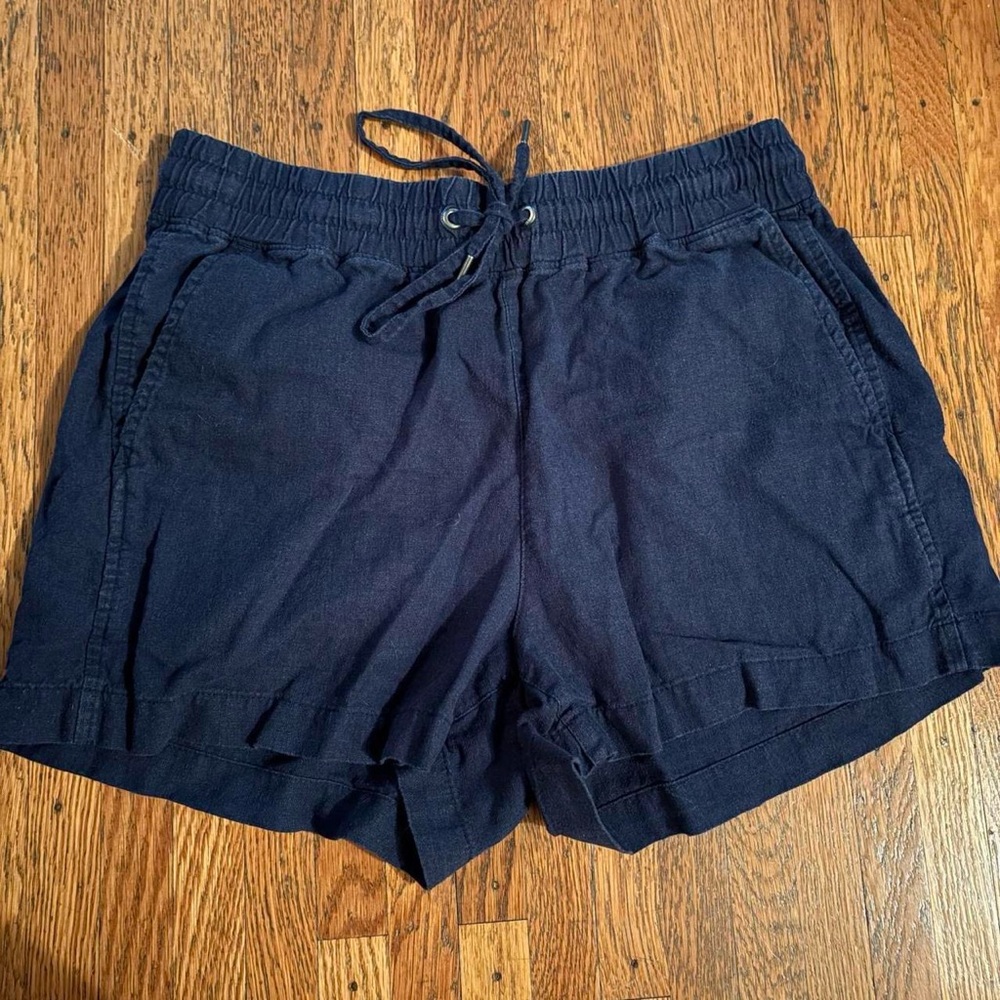 GAP Navy linen Women's Shorts